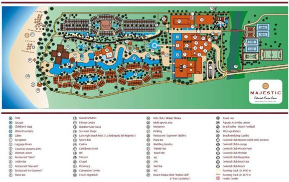 PUJ_MajesticColonial_Resort_MAP